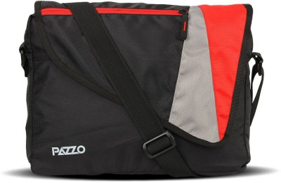 

Pazzo Men & Women Casual Black, Red Polyester Sling Bag