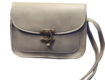 

Mei&Ge Girls Casual Grey PU Sling Bag