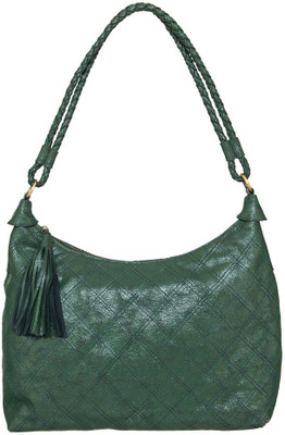 

kalamkari Women Casual Green Genuine Leather Hand-held Bag