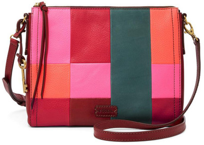 

Fossil Women Casual Multicolor Genuine Leather Sling Bag