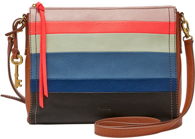 

Fossil Women Casual Multicolor Genuine Leather Sling Bag