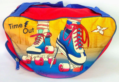 

Must Visit Attractive Orange And Blue Skating Bag For Boys Small Travel Bag - MIDIUM(Multicolor)