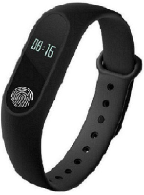 

ELEGANTSHOPPING WATERPROOF M2 SMART FITNESS BAND WITH ACTIVITY TRACKER, HEART RATE MONITOR COMPATIBLE WITH ALL SMART PHONES.(Black Strap, Size : Free)