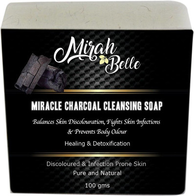 

Mirah Belle Naturals Miracle Charcoal Cleansing Soap(100 g)
