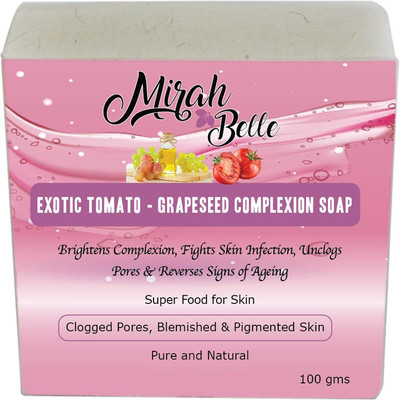 

Mirah Belle Naturals Exotic Tomato - Grapeseed Complexion Soap(100 g)