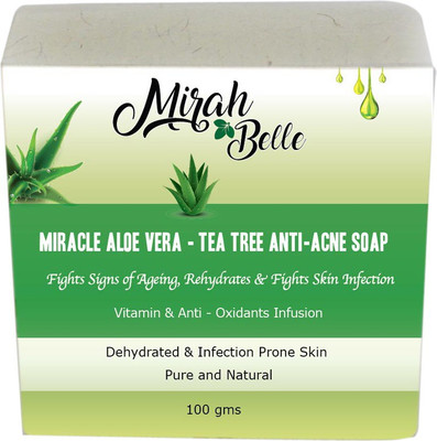 

Mirah Belle Naturals Miracle Aloe Vera – Tea Tree Anti Acne Soap(100 g)