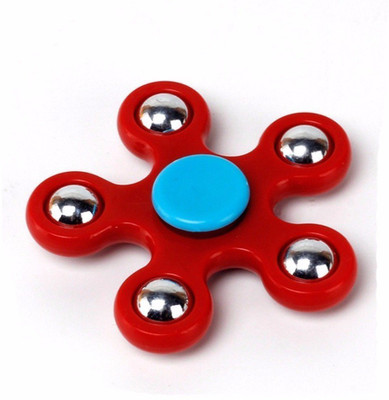 

VibeX ® Heavy Duty Spiderman Limited Edition Stable 5 Side Steel Balls Fidget Hand Spinner Focus Toy(Multicolor)