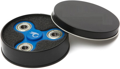 

VibeX ® Tri-Spinner Ultra Fast Bearings Finger Spinner Hand Spinner Toy For Killing Time ,Relieves Stress And Anxiety Great Gift for Chlidren and Adults(Blue)