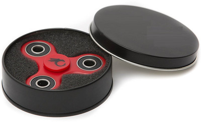 

VibeX ™ Tri-Spinner Ultra Fast Bearings Finger Spinner Hand Spinner Toy For Killing Time ,Relieves Stress And Anxiety Great Gift for Chlidren and Adults(Red)