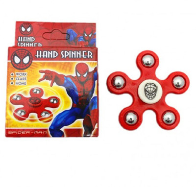 

VibeX ® Limited Edition Spiderman Marvel Avenger's Stable 5 Side Steel Balls Superhero Fidget Spinner(Multicolor)
