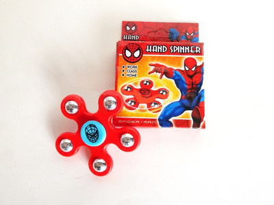 

VibeX ® Limited Edition Spiderman Heavy Duty Fidget Hand Spinner Focus Toy Stable 5 Side Steel Balls Fidget Hand Spinner(Multicolor)