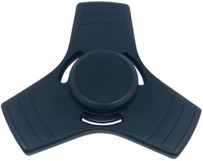 VibeX ™ C3 Matte Black Metal Fidget Spinner in Stainless Steel BATMAN SERIES(Black)