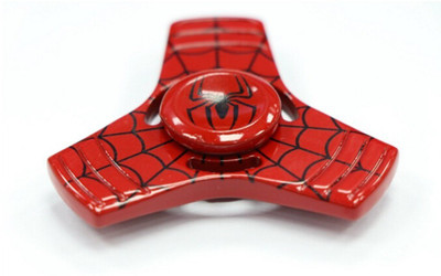 

VibeX ® Fidget toys Hand Metal Spider-man Tri-spinner Finger For ADHD Adult Children Anti Stress Fidget Spinner(Red)