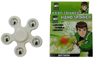

VibeX ™ Heavy Limited Edition Stable 5 Side Steel Balls Fidget Spinner Toy(White)