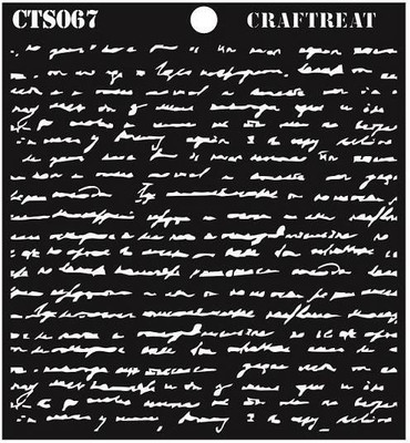

Craftreat Script Layered Stencil(Pack of 1, 6*6)