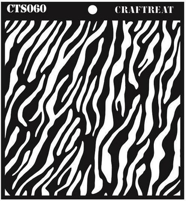 

Craftreat Zebra Skin Layered Stencil(Pack of 1, 6*6)