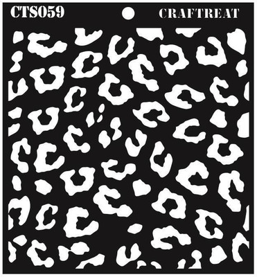 

Craftreat Cheetah Skin Layered Stencil(Pack of 1, 6*6)
