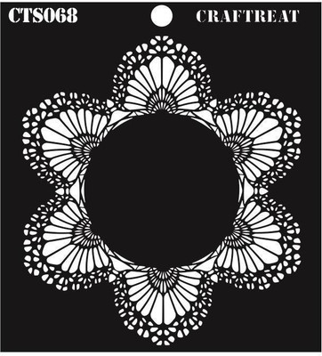 

Craftreat Doily Layered Stencil(Pack of 1, printed)