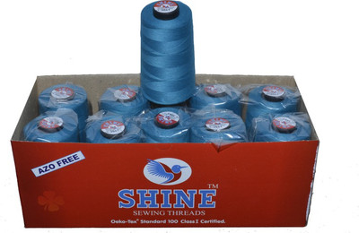 

Shine Sewing Thread Blue Thread(5000 m Pack of10)