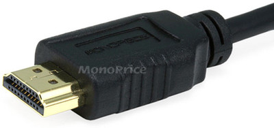 Monoprice TV-out Cable High Speed(Black, For TV)
