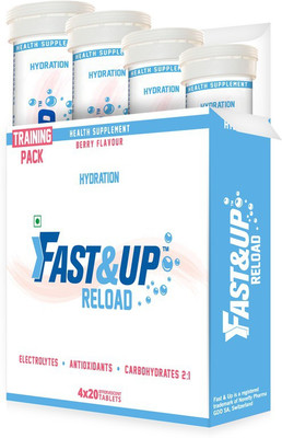 

FAST&UP Reload - Berry (Tube of 20X4) Energy Drink(4x4.5 mg, Unflavored)