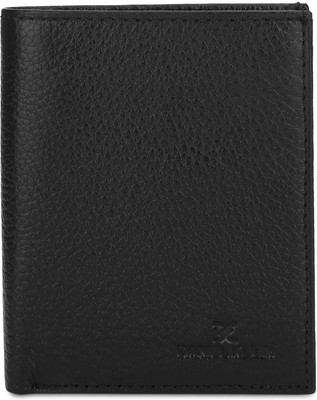 

Daniel Klein Men Black Genuine Leather Wallet(3 Card Slots)