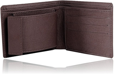 

Death By Color Men Brown Artificial Leather Wallet(9 Card Slots)