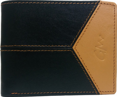

Gentleman Boys Black, Tan Genuine Leather Wallet(6 Card Slots)