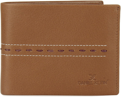 

Daniel Klein Men Brown Genuine Leather Wallet(12 Card Slots)