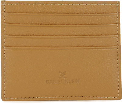 

Daniel Klein Men Brown Genuine Leather Wallet(9 Card Slots)
