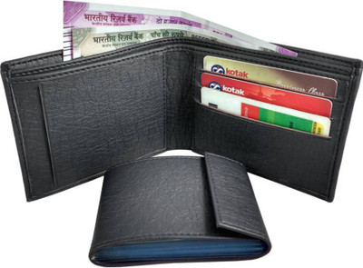 

Zeebros Boys Black Artificial Leather Wallet(9 Card Slots)