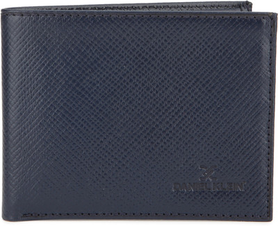 

Daniel Klein Men Blue Genuine Leather Wallet(3 Card Slots)