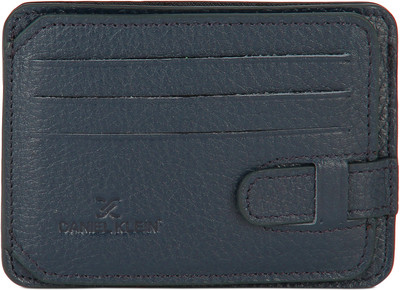 

Daniel Klein Men Blue Genuine Leather Wallet(6 Card Slots)