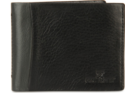 

Daniel Klein Men Black Genuine Leather Wallet(12 Card Slots)