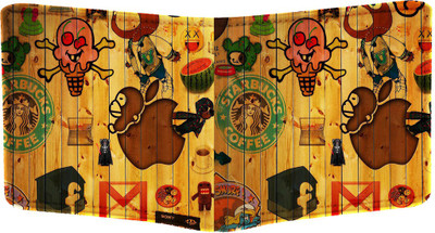 

IDEOL Men Multicolor Canvas Wallet(8 Card Slots)