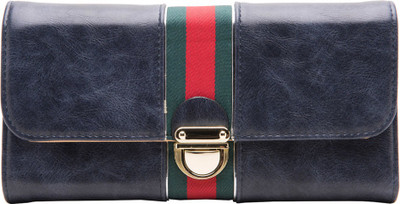 

abrazo Women Casual Blue Artificial Leather Wallet(5 Card Slots)