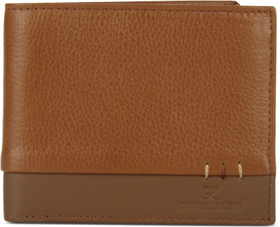 

Daniel Klein Men Brown Genuine Leather Wallet(14 Card Slots)