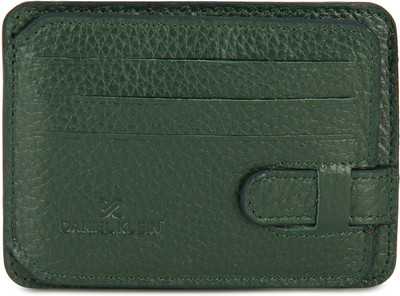 

Daniel Klein Men Green Genuine Leather Wallet(7 Card Slots)