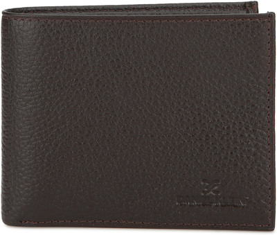 

Daniel Klein Men Brown Genuine Leather Wallet(8 Card Slots)