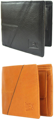 

Imex International Men Black, Tan Genuine Leather Wallet(5 Card Slots)