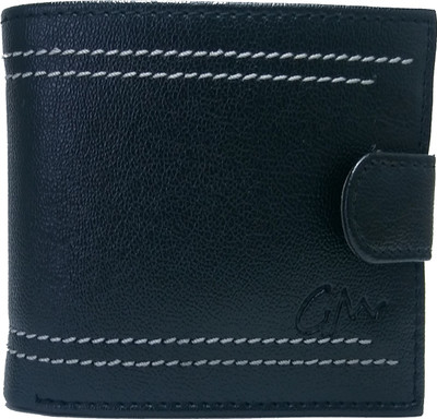 

Gentleman Boys Black Artificial Leather Wallet(5 Card Slots)