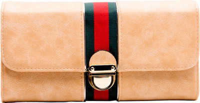 

abrazo Women Casual Beige Artificial Leather Wallet(5 Card Slots), Appricot