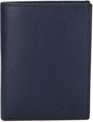 

Daniel Klein Men Blue Genuine Leather Wallet(3 Card Slots)
