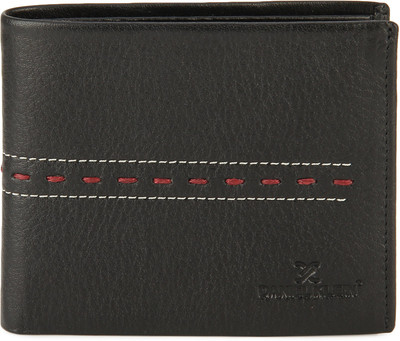 

Daniel Klein Men Red, Black Genuine Leather Wallet(11 Card Slots), Black;red