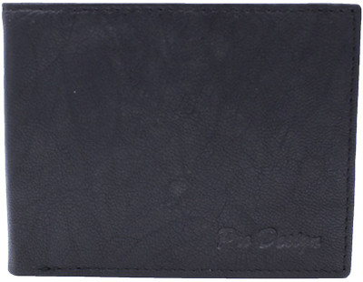 

Pro Design Men Black Genuine Leather Wallet(14 Card Slots)