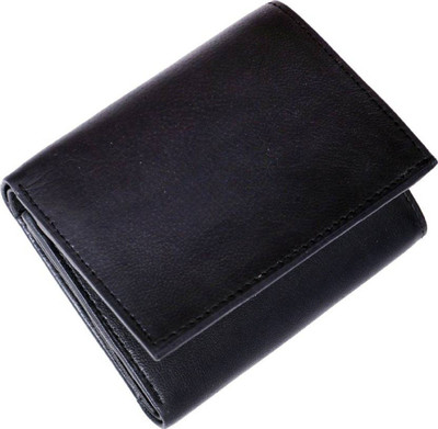 

Macberry Boys Black Artificial Leather Wallet(10 Card Slots)