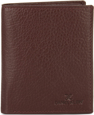 

Daniel Klein Men Maroon Genuine Leather Wallet(6 Card Slots)