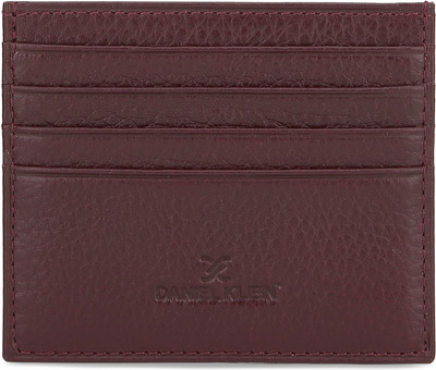 Daniel Klein Men Maroon Genuine Leather Wallet(8 Card Slots)