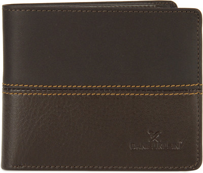 

Daniel Klein Men Brown Genuine Leather Wallet(10 Card Slots)