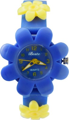 CREATOR ™ Blue Flower Style Dial Fashion New Watch  - For Girls   Watches  (Creator)